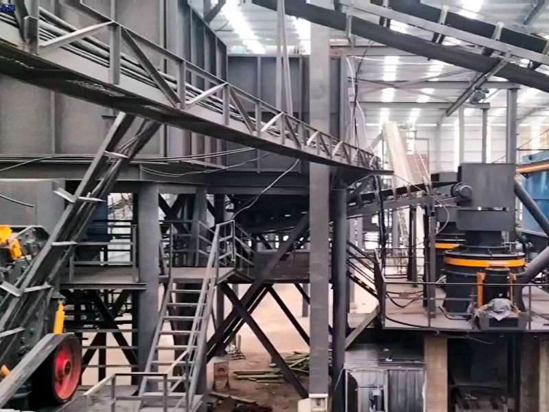 花崗巖破碎制砂生產(chǎn)線 花崗巖破碎制砂生產(chǎn)線